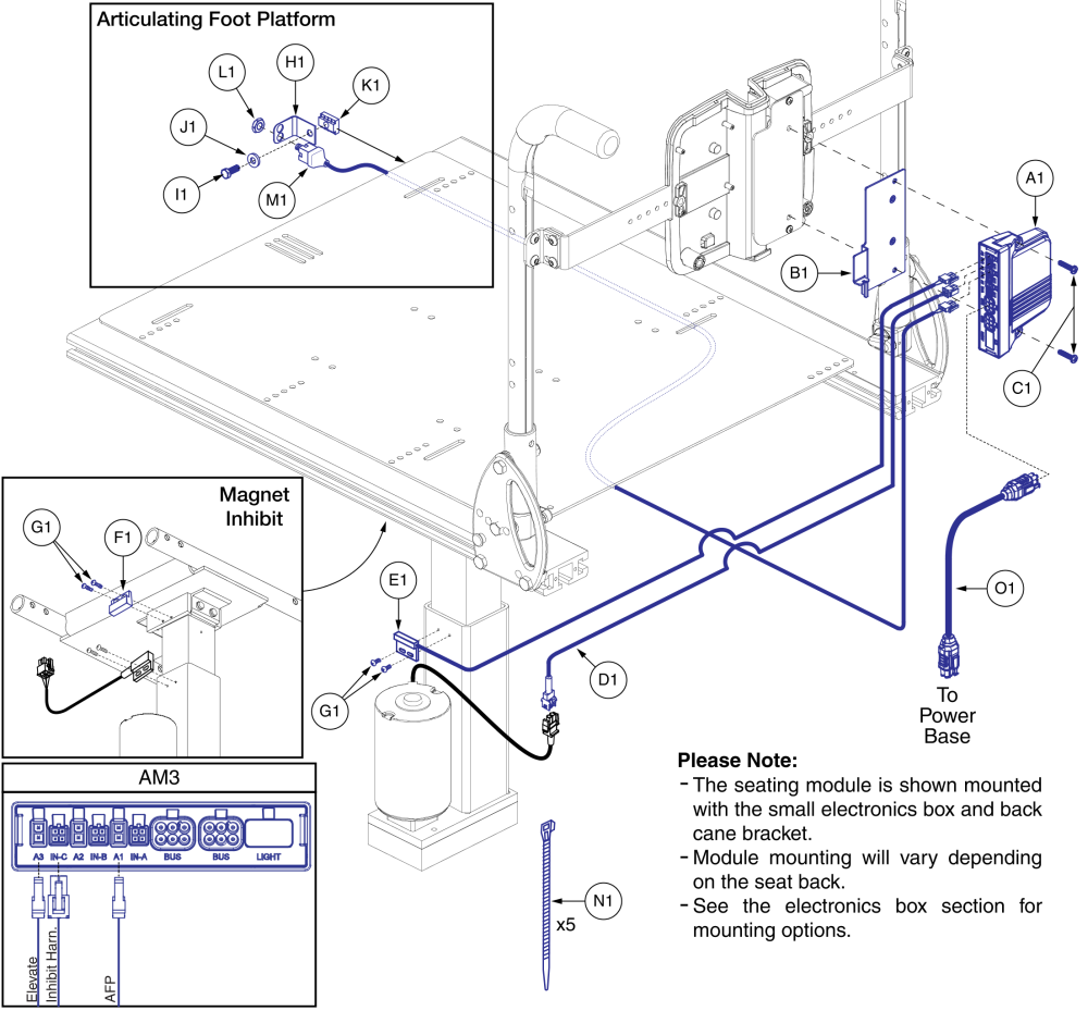 Q-logic 3 Am3, Harnesses, And Hardware - Synergy parts diagram