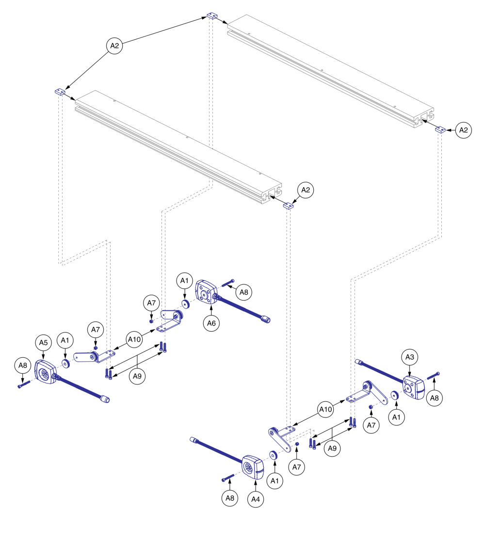 Seat Mounted Lights - Synergy parts diagram