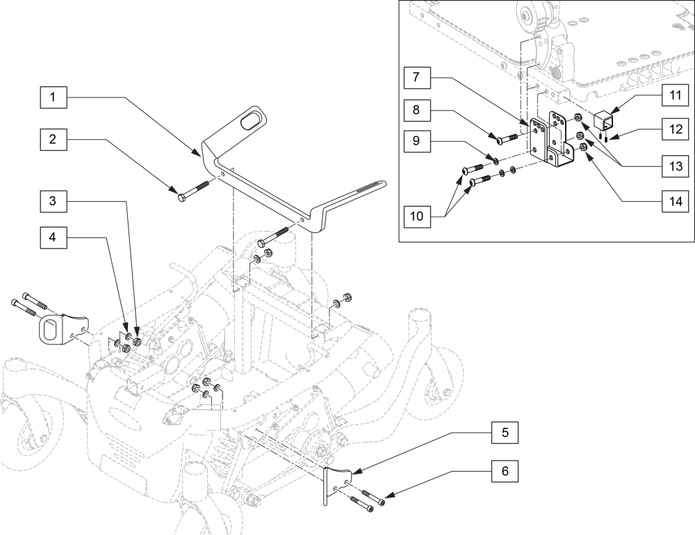 Transit Kit (s/n Pls, Pls5, Pls6b & Pls6c) parts diagram