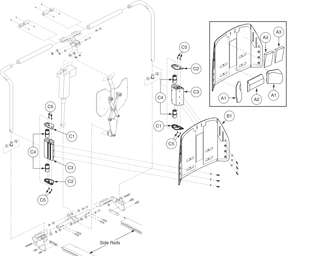 Tb2 Recline Seat Back, 22