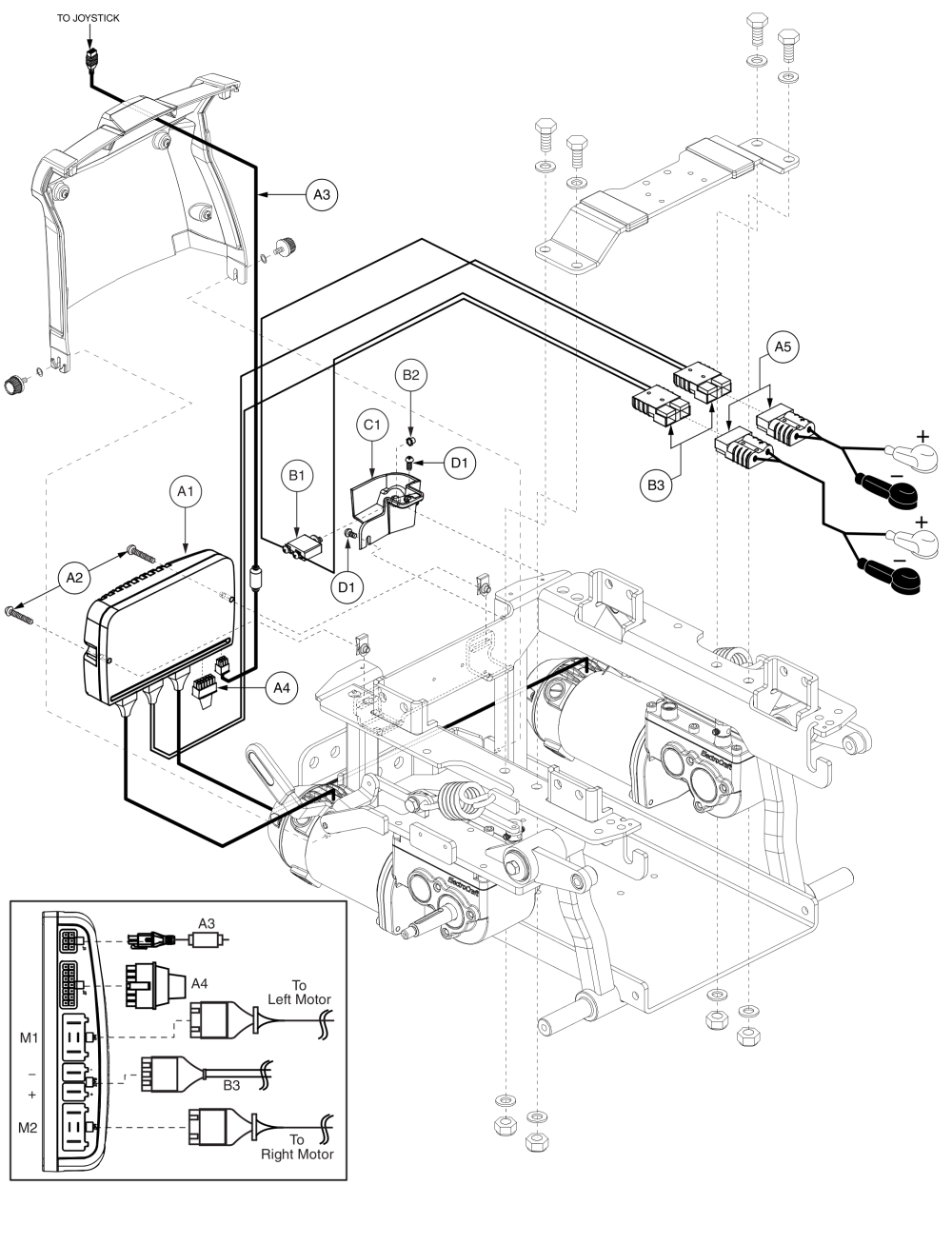 Ne+, Non-power Positioning Assy parts diagram