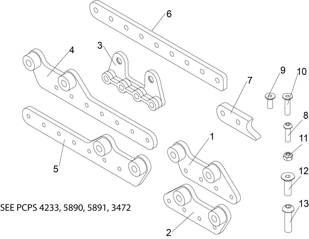 Attachment Brackets Uso To Base parts diagram