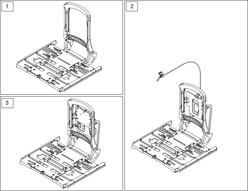 Hd Complete Seat Assembly parts diagram
