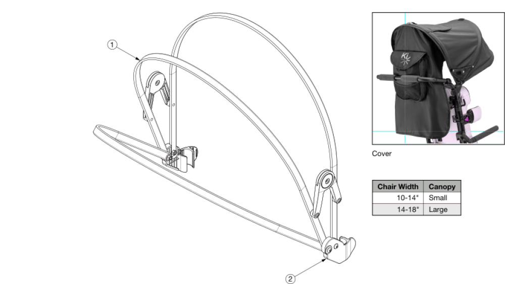 Canopy parts diagram