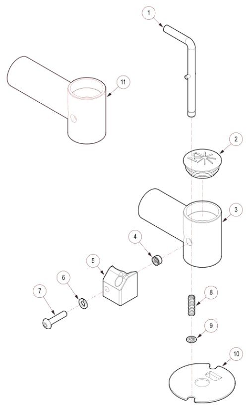 Rogue Alx Caster Pin Locks (formerly Tsunami) parts diagram