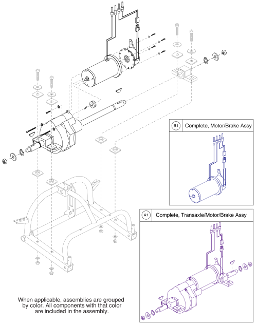 Jd Drive Assy. parts diagram