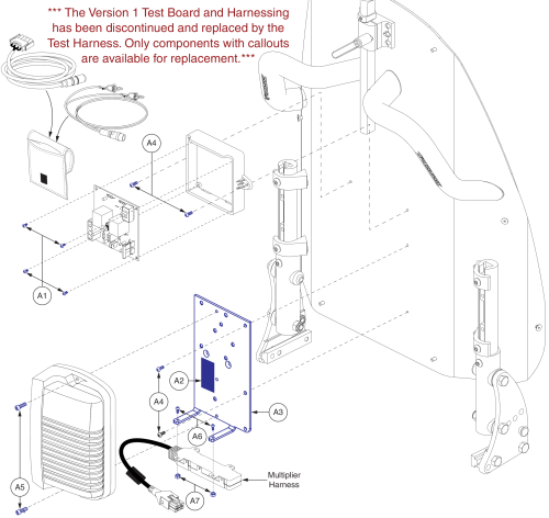 Electronics Mounting Assy, Aam, Version 1, Tru-comfort parts diagram