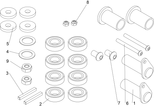 Service Kit V6 (v2) parts diagram