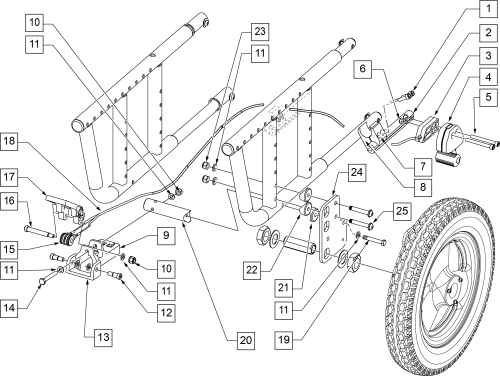 Footlock parts diagram