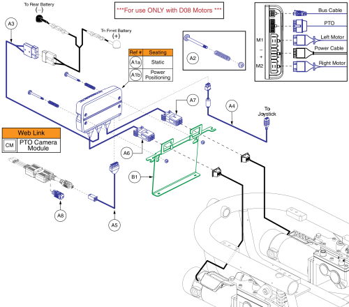 Ne+ Electronics, Static / Power Positioning, Pto Qbc, Quantum, J6 parts diagram