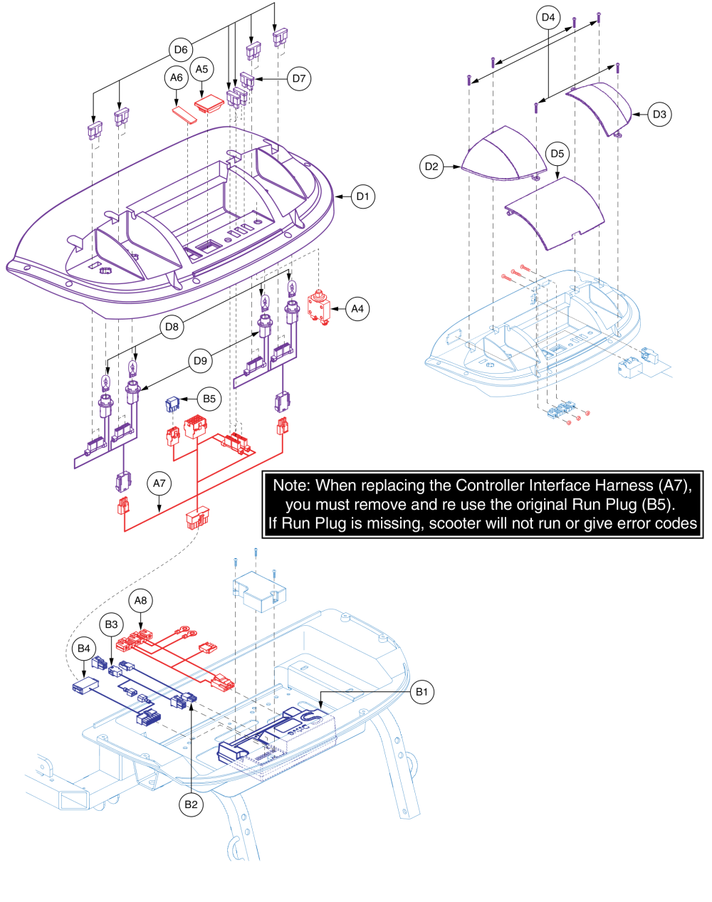 Wiring, Version 5, Part 2, S5605313001m10 - Subsequent parts diagram