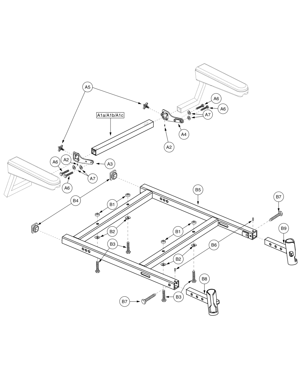 H - Frames - Square Frame, Blast - Blast Elr Sa Tap Pin Solid 115 16-20w parts diagram