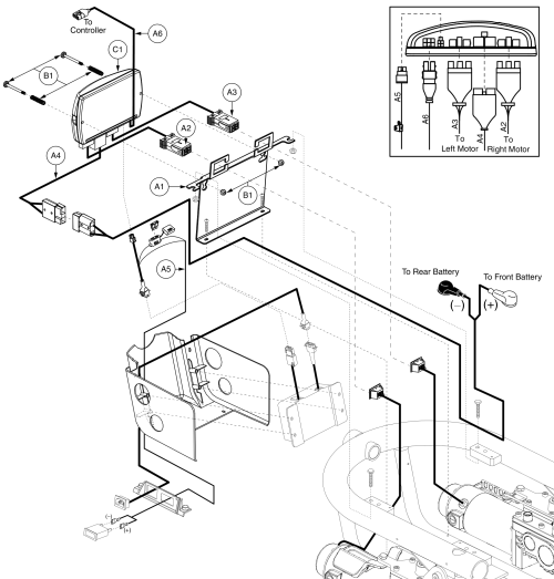 Dynamic Flight Electronics, Onboard Charger, Q610 parts diagram