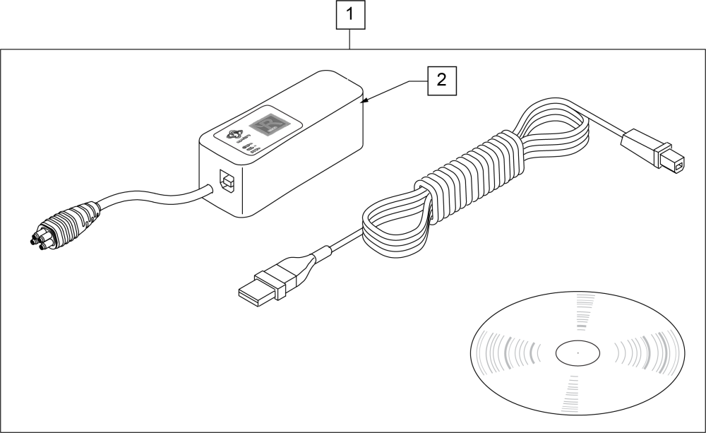 Rnet Pc Programmer Q700m parts diagram