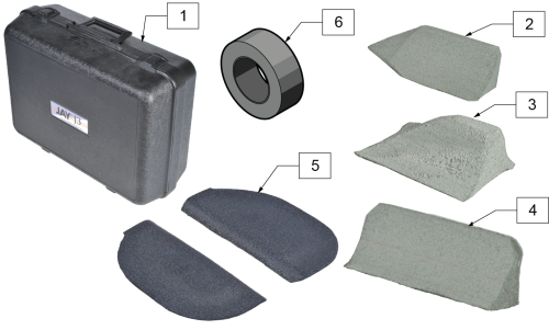 Jay J3 Positioning Cushion Demo Kit parts diagram