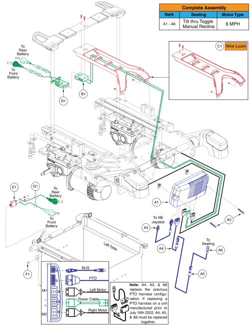 Ne Electronics - 6 Mph, Tilt Thru Toggle, Rival (r44) parts diagram