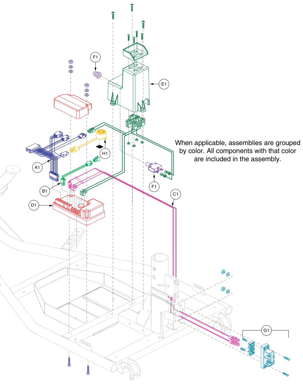 Mkii S-drive Controller, Cts Throttles parts diagram