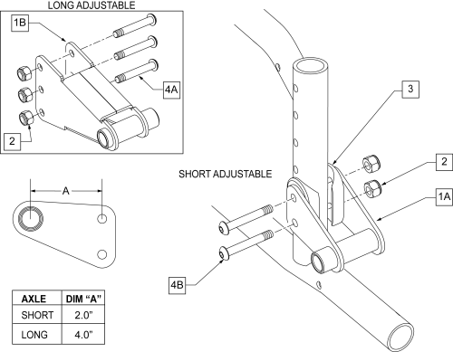Axle Bracket parts diagram