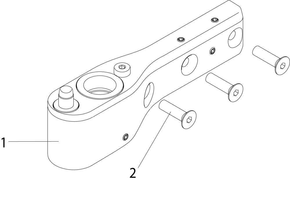 S/a Legrest Receivers parts diagram