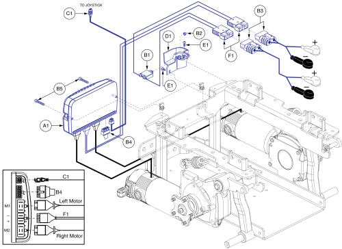 Q-logic 2 Electronics, Non-power Positioning, Q6 Edge 2.0 parts diagram
