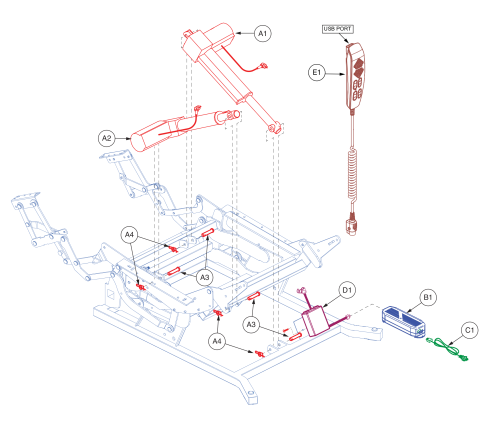 Nm2450, Nm1652, Nm3002, Nm2450, Nm2550, Dual Motor, Infinite Position parts diagram