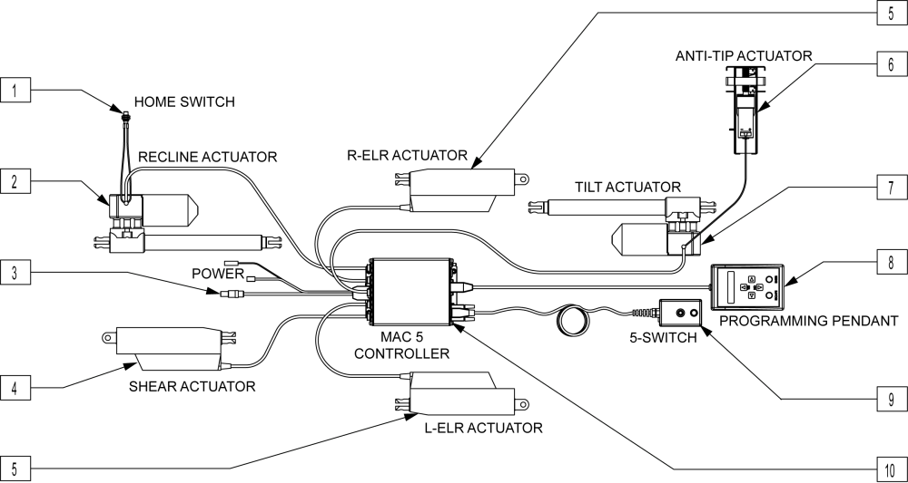 Smart Seat Wiring parts diagram