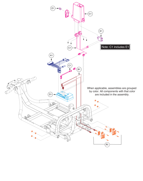 Models S710lxcr1008 / S710lxtb1006 And Subsequent parts diagram