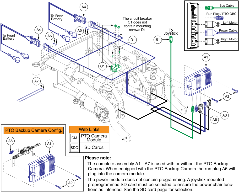 Q-logic 3 Base Electronics, Q1450 parts diagram