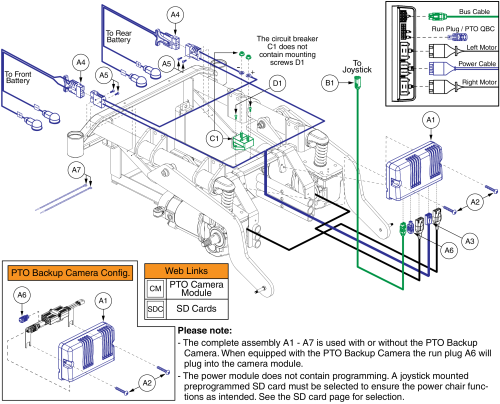 Q-logic 3 Base Electronics, Q1450 parts diagram