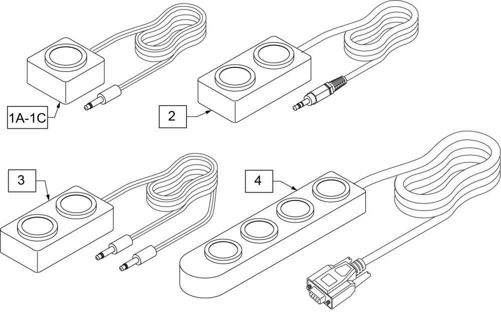 Link-it/switch-it Mini Button Switches parts diagram
