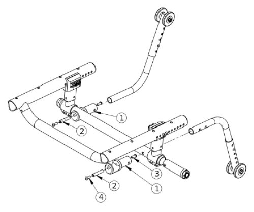 Tsunami Anti-tip Receiver parts diagram