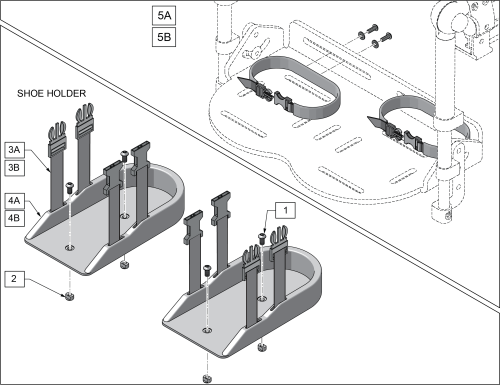 Shoe Holder Assembly parts diagram