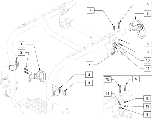 Q7 Transit Kit - Wc19 After S/n R4-023230 & All Q7- S/n Prefixes parts diagram