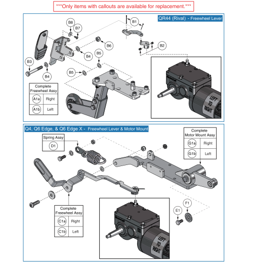 Song Accu-trac Motor Freewheel Lever Assy's parts diagram