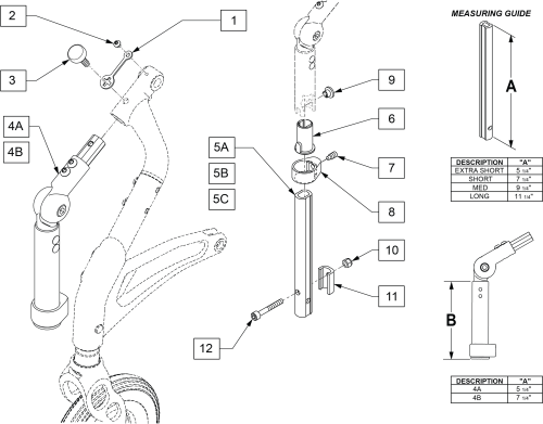 Footplate Hanger parts diagram