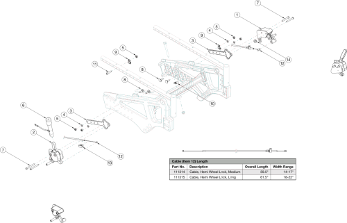 Liberty Hemi Wheel Lock parts diagram