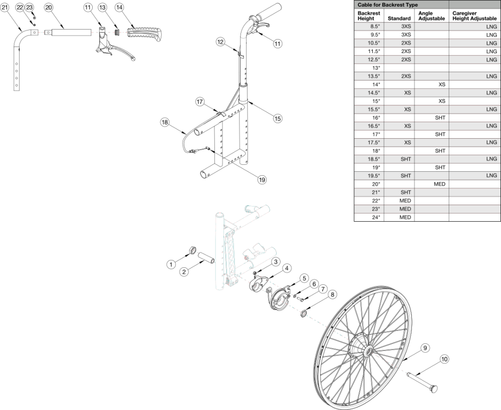 Catalyst 5vx Drum Brake parts diagram