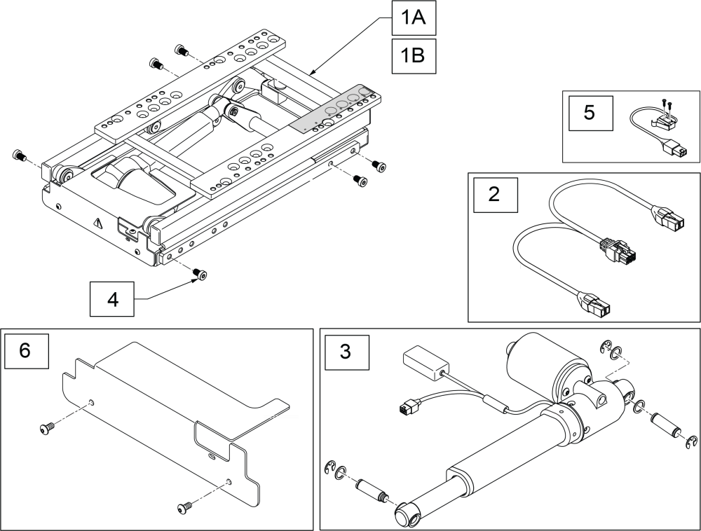 Q300ml 50 Deg Tilt Module parts diagram