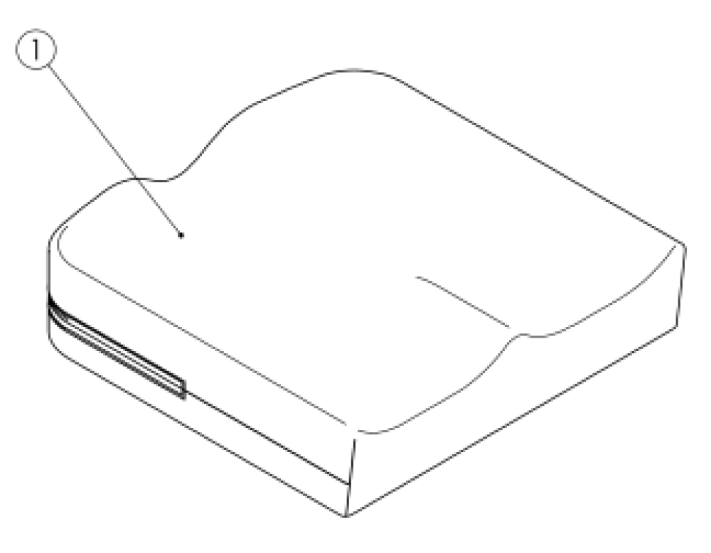Axiom Sp Visco Inner Cushion Cover parts diagram