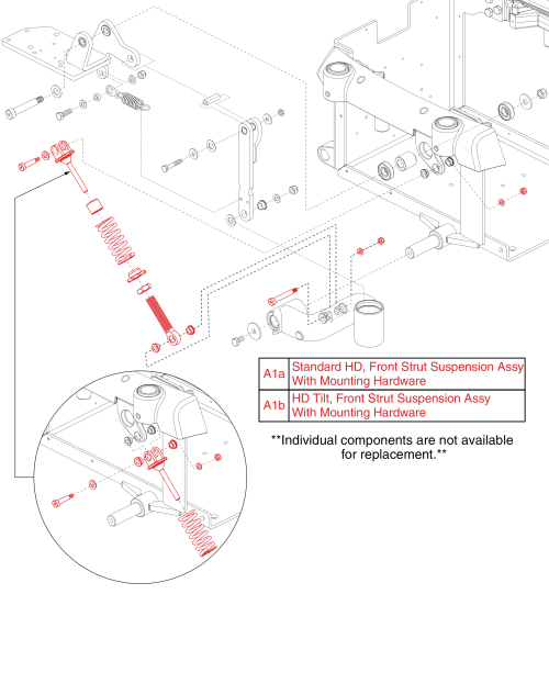 Front Hd Suspension, Q6000z parts diagram