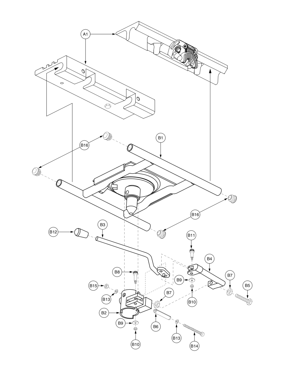 Universal - Friction Lock Universal Gen 2 Version 2 parts diagram