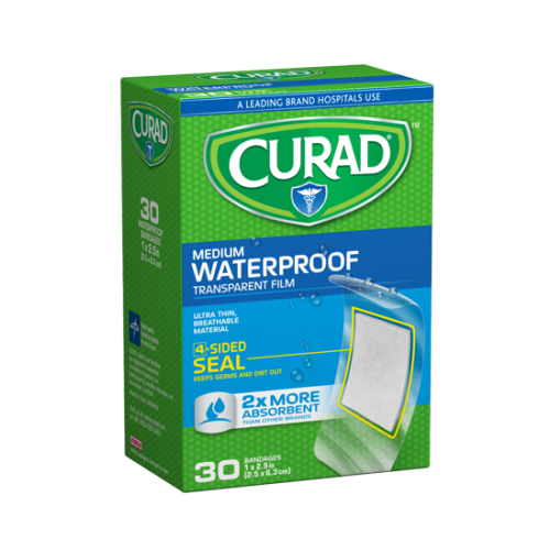 CURAD Waterproof Bandages - Medium