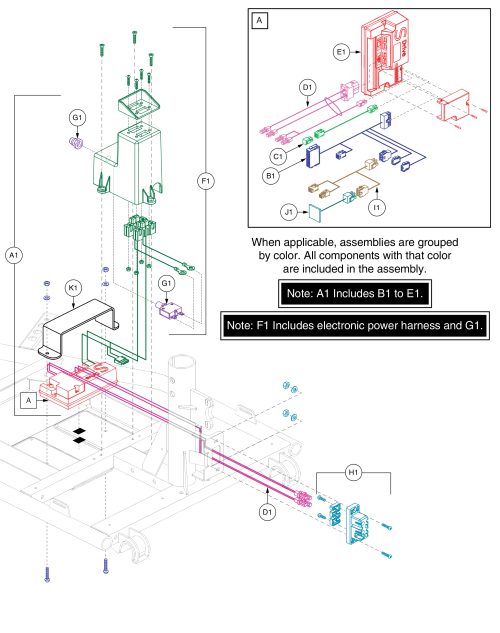 S-drive Mk Ii 120amp, Controller Electronics Assy Victory Sport, S710dxw parts diagram