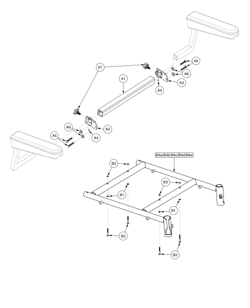 H - Frames - Pinchless Hinge, Solid Seat Pan - Elr Sa Solid Pin 20w parts diagram