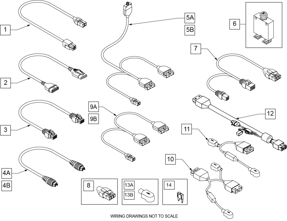 Pulse  Wiring (s/n Prefix Pls) parts diagram