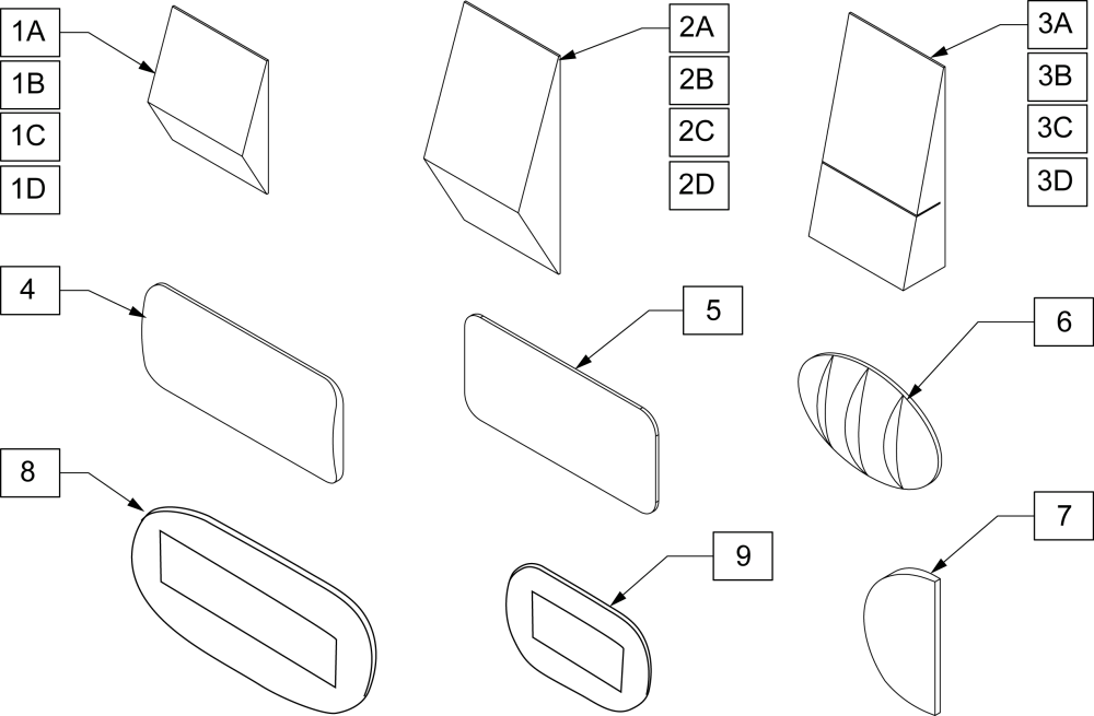 J3 Positioning Components parts diagram