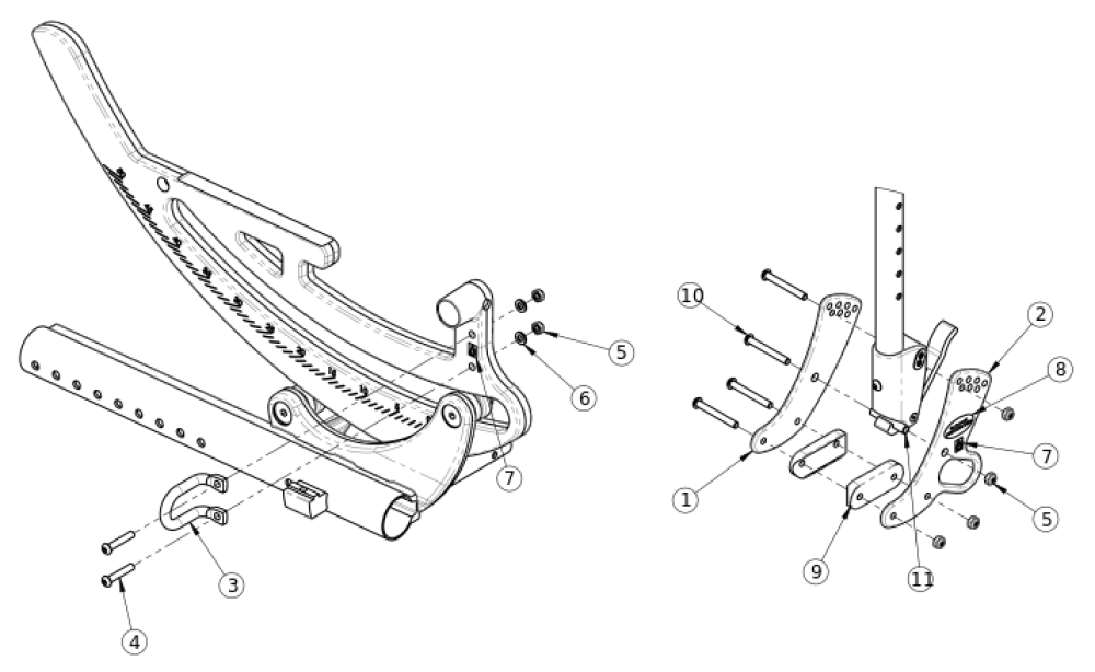Focus CR Replacement Parts by Ki Mobility
