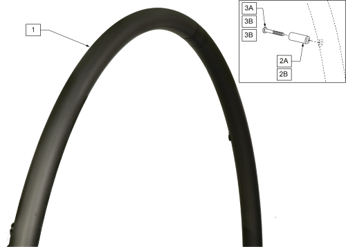 Aluminum Powder Coated (screw Mount) parts diagram