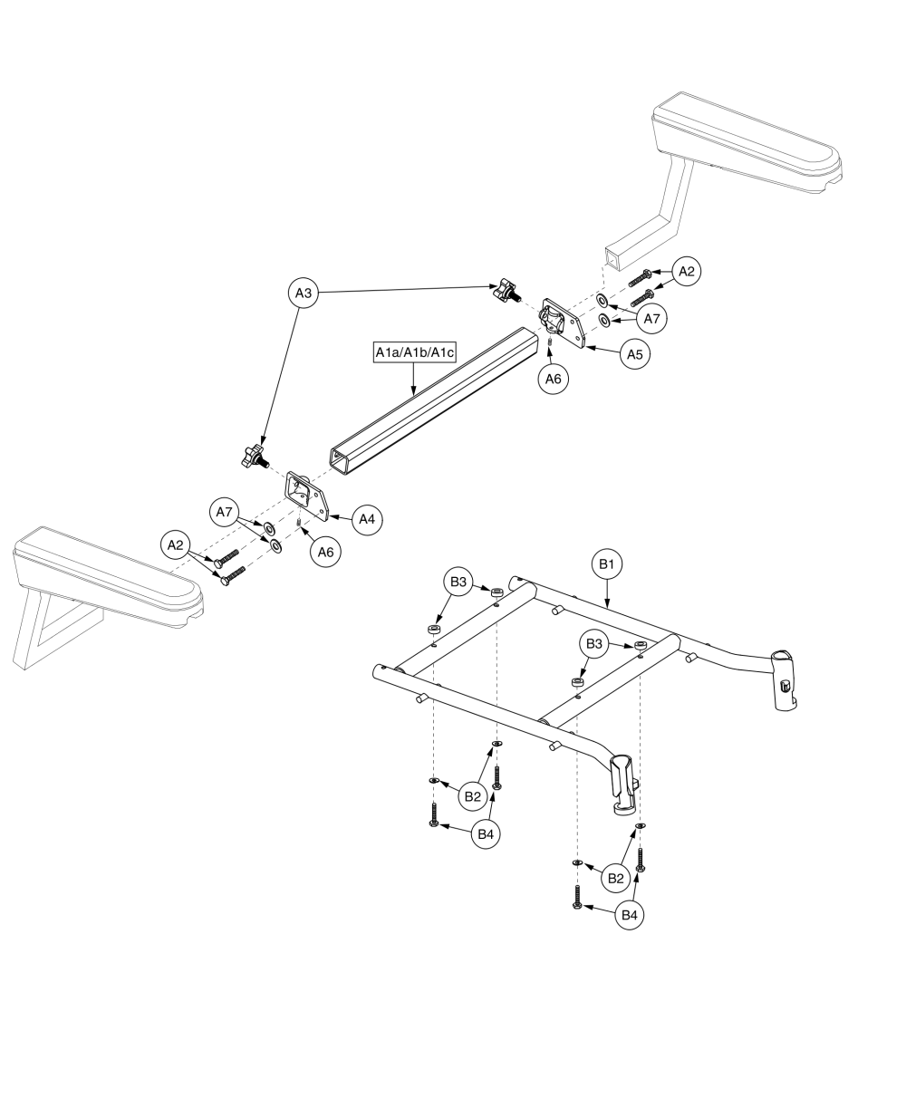 H - Frames - Quantum 1114 / Jazzy 1113, Pinchless - 1113 Elr Sa Taper Pin Pinch 16-20w parts diagram