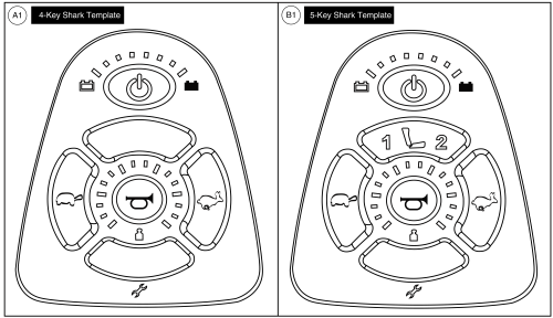 Shark Joystick Overlays parts diagram